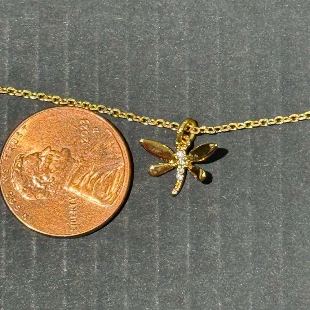 Kate Spade Gold Dragonfly Necklace - Picture 6 of 6